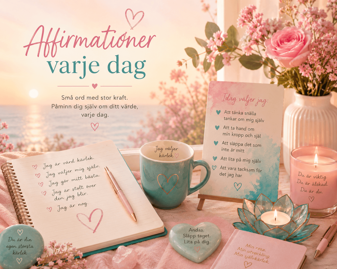 Affirmationer varje dag - positiv självbild och självkärlek